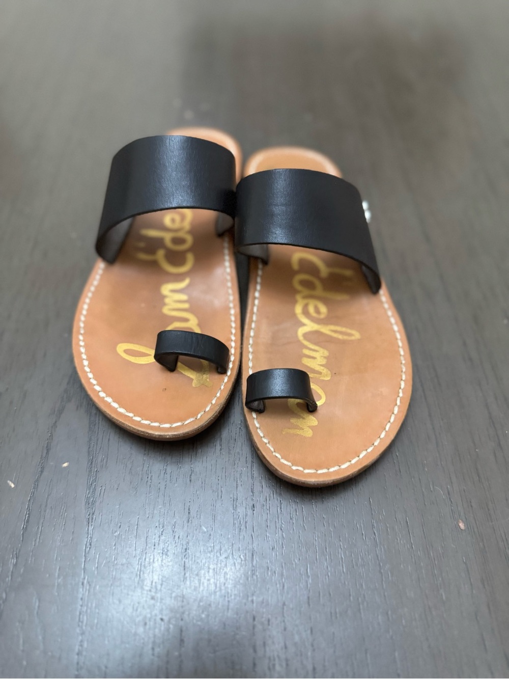 Sam Edelman Maxy leather ring toe sandals size 6.5